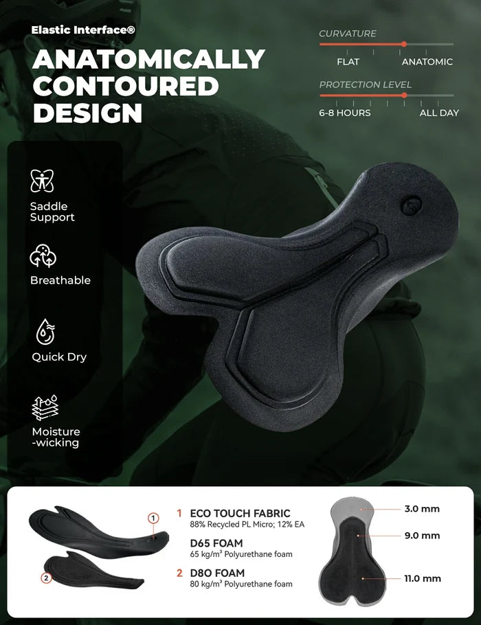 ROCKBROS cycling tights 3d padded for spring autumn
