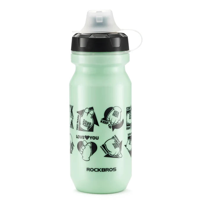 ROCKBROS cycling water bottle bpa free leakproof 600ml
#Color_Green