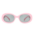 Dazed Pink Crush Female Oval Sunglasses | Aire