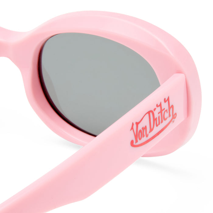 Dazed Pink Crush Female Oval Sunglasses | Aire