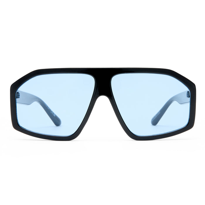 Disgraced Black Uni-Sex Aviator Sunglasses | Aire