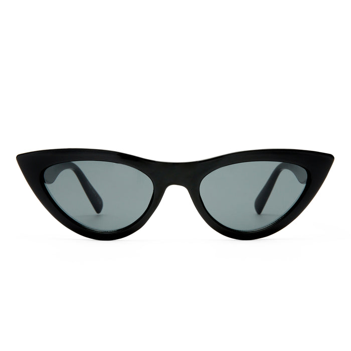 Dualism Black Female Cat-Eye Sunglasses | Aire