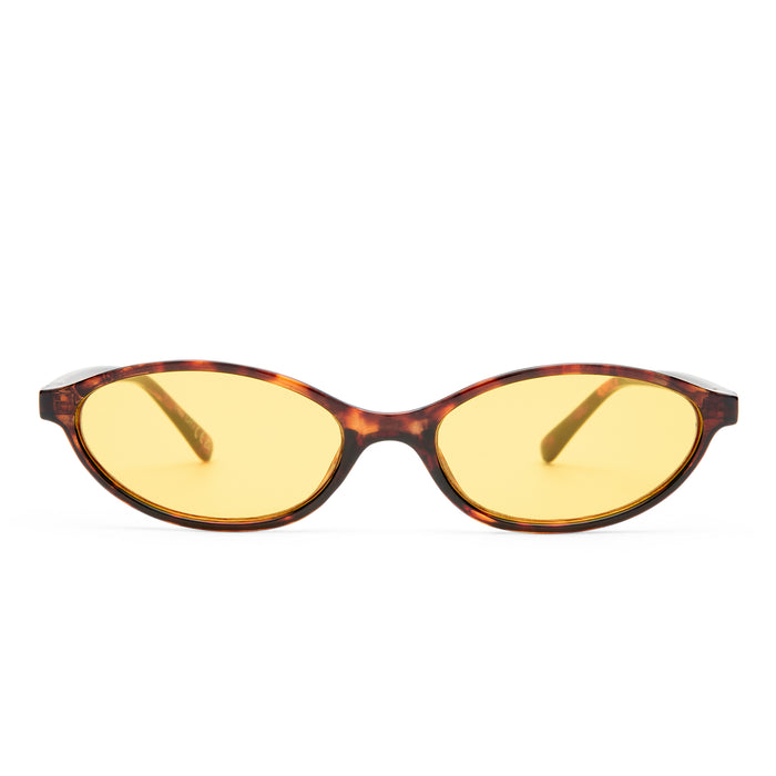 Earthshine Amber Tort Female Oval Sunglasses | Aire