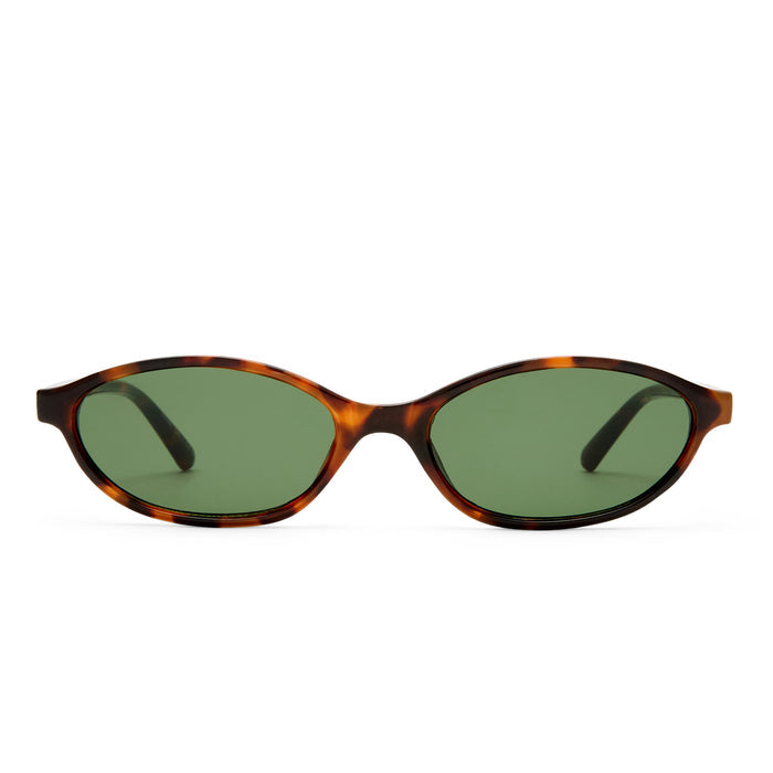 Earthshine Dark Tort Female Oval Sunglasses | Aire