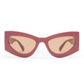 Electra Terracotta Female Cat-Eye Sunglasses | Aire