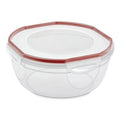 Envase Sterilite 03948604 4.7qt/4.4l Plastico Redondo Tapa Clip