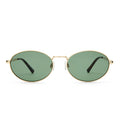 Ephermeris Gold Uni-Sex Oval Sunglasses | Aire