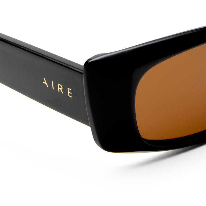 Equinox Black Uni-Sex Cat-Eye Sunglasses | Aire