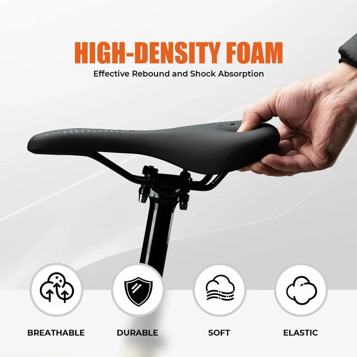 ROCKBROS ergonomic bike saddle soft high-density foam seat