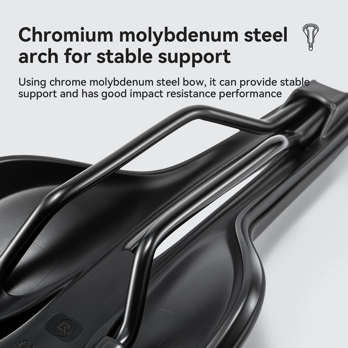 Ergonomic Bike Saddle with Cr-Mo Rails