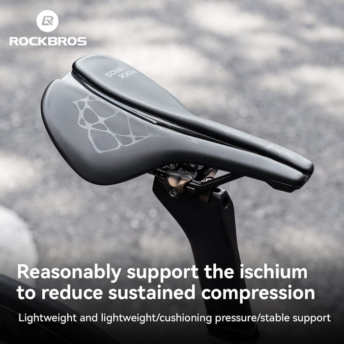 Ergonomic Bike Saddle with Cr-Mo Rails