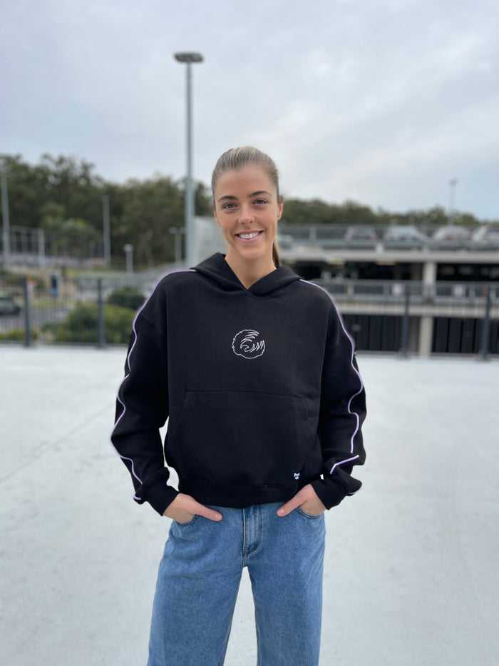 Firebirds 26 Icon Crop Hoodie