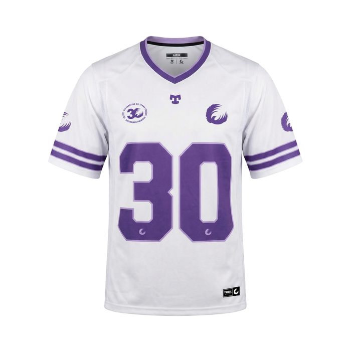 Firebirds 26 Qtr Back Jersey-White