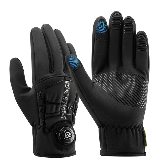 Thermal cycling gloves front view#Color_Black