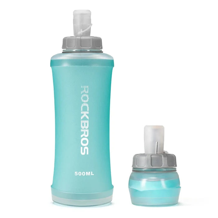 ROCKBROS foldable water bottle cycling bottle 500ml
#Color_Blue