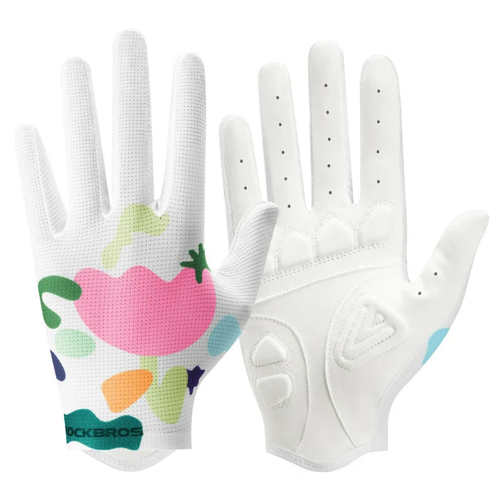 ROCKBROS full finger cycling gloves colourful breathable
#Pattern_Flower