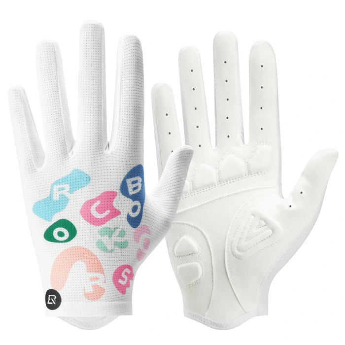 ROCKBROS full finger cycling gloves colourful breathable
#Pattern_Letter