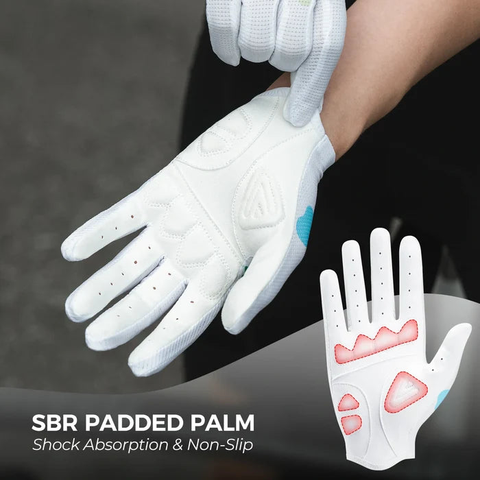 ROCKBROS full finger cycling gloves colourful breathable