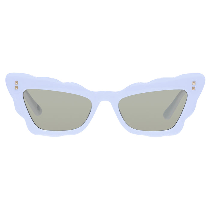 Gamma Ray Ivory Female Cat-Eye Sunglasses | Aire