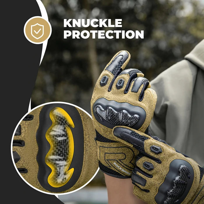 Touchscreen cycling gloves full finger design with gel padding