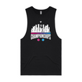 gymnastics qld black tank front