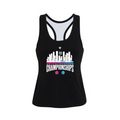 gymnastics qld black ladies singlet