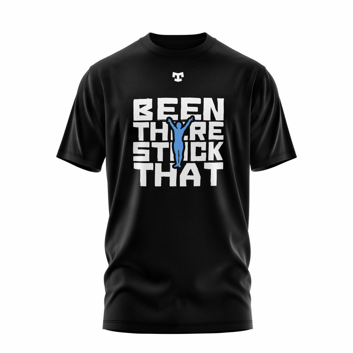 Been there stuck that tee front black small boys