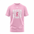 Been there stuck that tee front bubblegum small