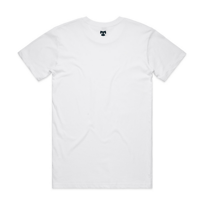 gymnastics qld white tee back
