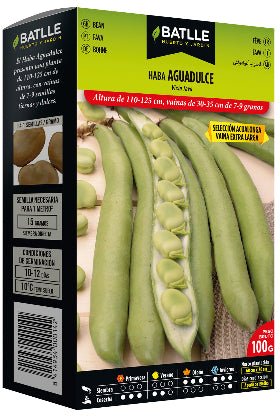 Haba aguadulce - Vicia faba - Semillas - Batlle - El Nou Garden