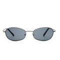 High Beam Gunmetal Uni-Sex Oval Sunglasses | Aire