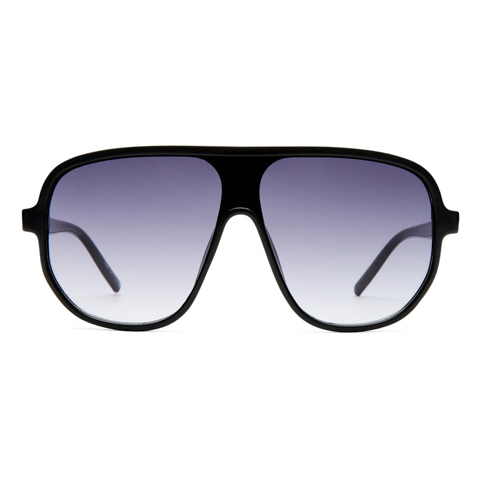 Hydrus Black Uni-Sex Aviator Sunglasses | Aire
