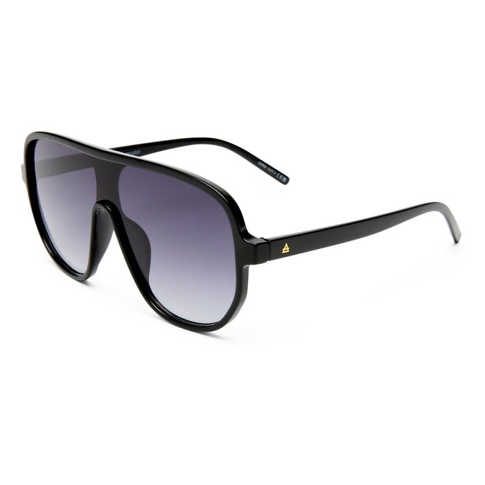 Hydrus Black Uni-Sex Aviator Sunglasses | Aire