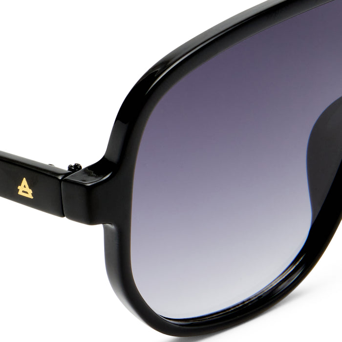 Hydrus Black Uni-Sex Aviator Sunglasses | Aire