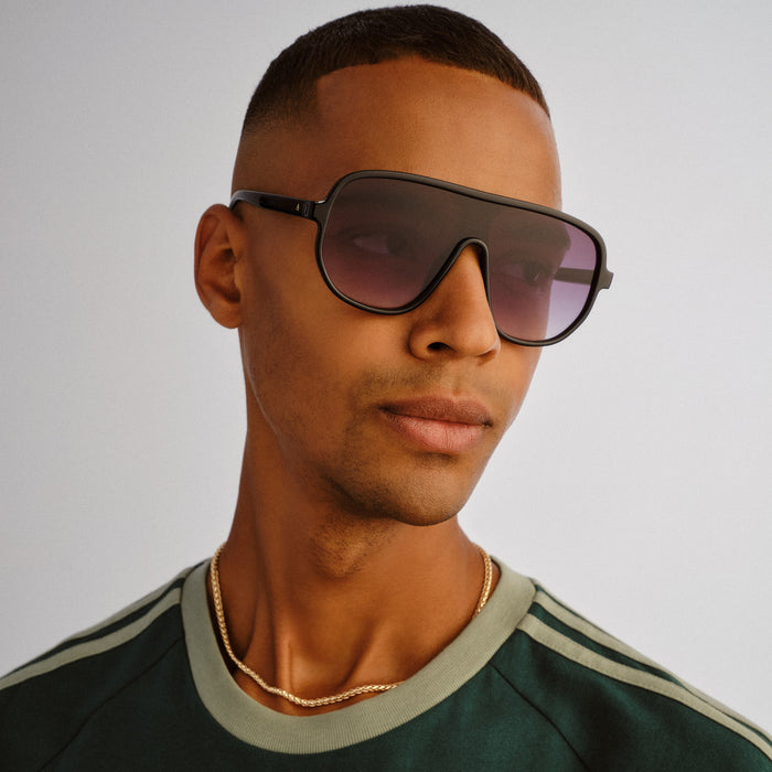 Hydrus Black Uni-Sex Aviator Sunglasses | Aire