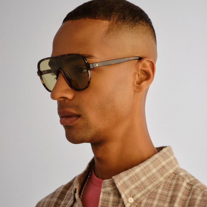 Hydrus Dark Tort Uni-Sex Aviator Sunglasses | Aire