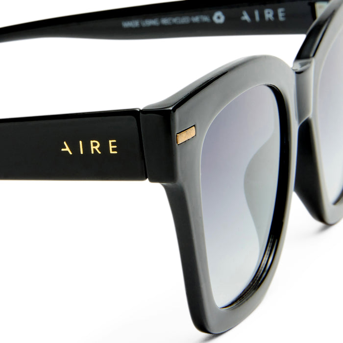 Intergalactic Black Female Square Sunglasses | Aire