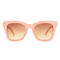 Intergalactic Coral Female Square Sunglasses | Aire