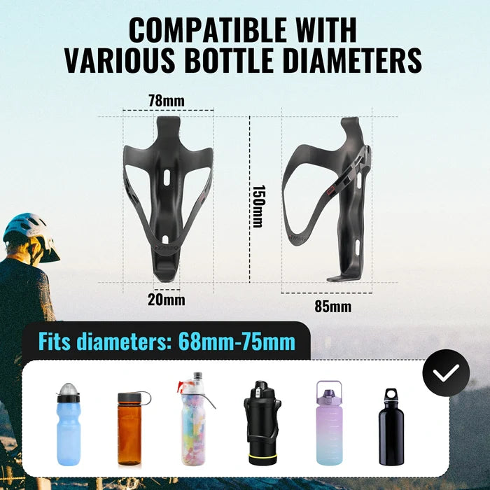 ROCKBROS itm bike bottle cage carbon fiber ultralight sturdy
#Model_ITM 50