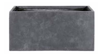 Jardinera Fiberclay semi alta rectangular - Discom - El Nou Garden