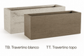Jardinera Fiberclay Travertino - Discom - El Nou Garden