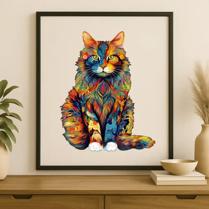 Jigsaw Puzzle Chat Maine Coon
