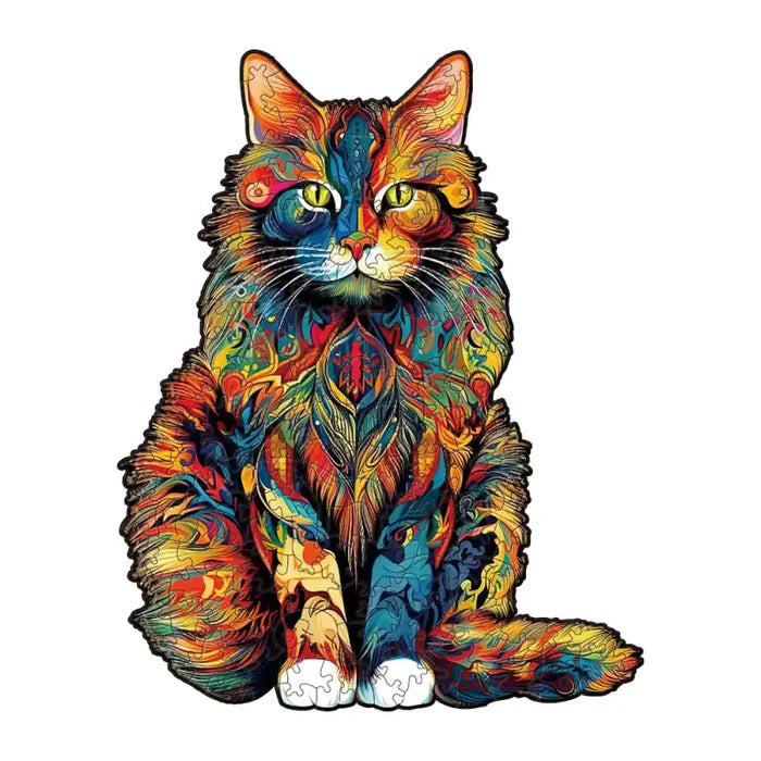 Jigsaw Puzzle Chat Maine Coon
