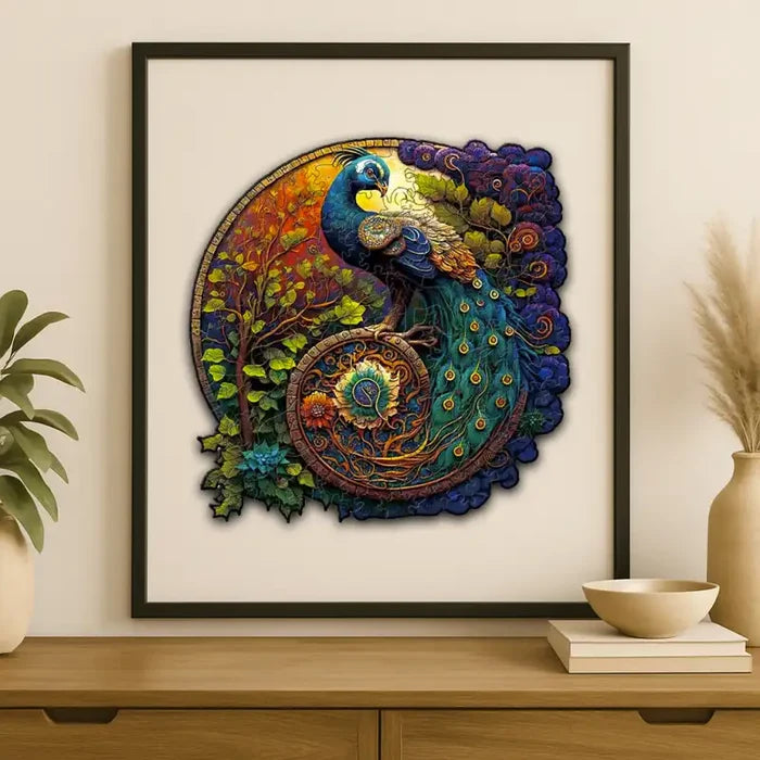 Jigsaw Puzzle Paon Majestueux