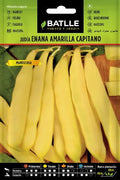 Judía enana amarilla Capitano - Phaseolus vulgaris - Semillas - Batlle - El Nou Garden