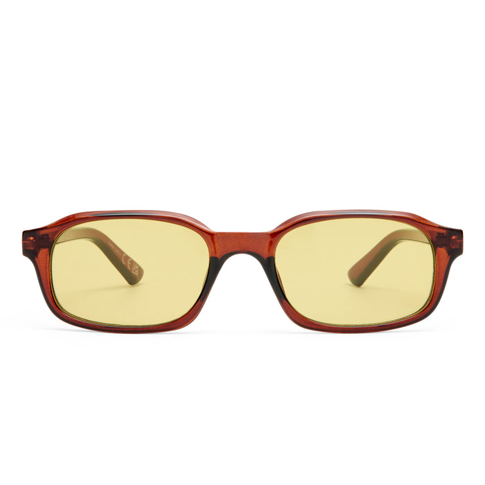 Kinetic Auburn Uni-Sex Rectangle Sunglasses | Aire