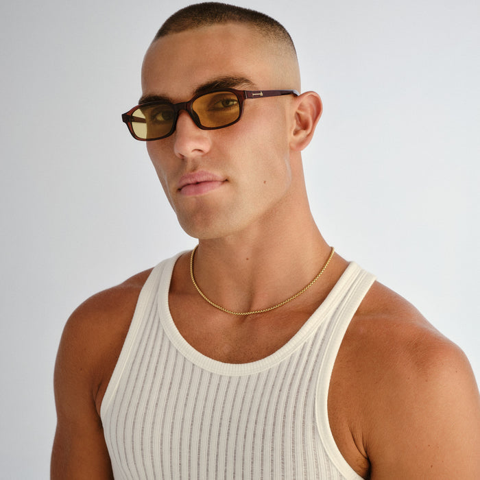 Kinetic Auburn Uni-Sex Rectangle Sunglasses | Aire
