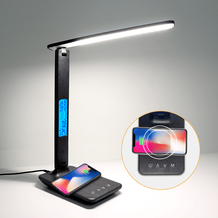 Lampara LED + Cargador Inalámbrico Integrado