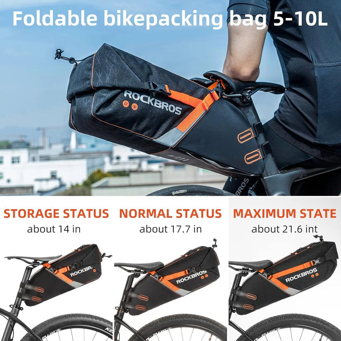 Large Capacity Waterproof Bike Saddle Bag