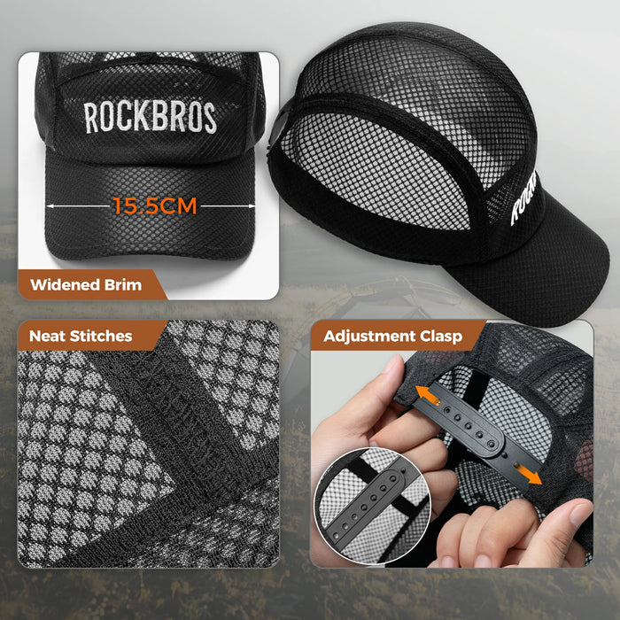 Lightweight Cycling Cap with Sun Protection & Breathable Design